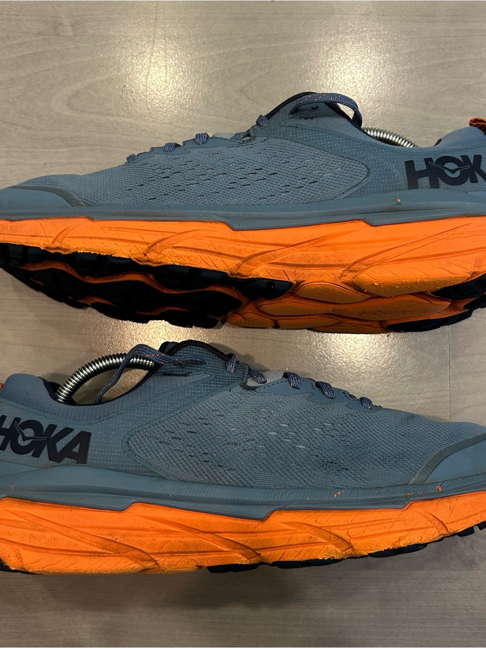 HOKA Challenger ATR 6 Blue Carrot Trail Running Shoes 1106510 PBCT Mens Size 12D